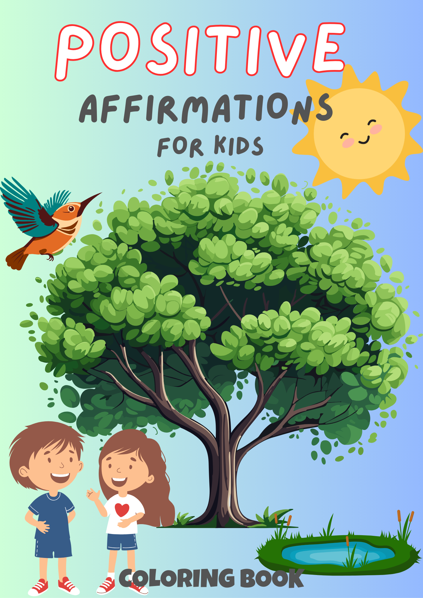 🌈 Positive Affirmations Coloring Book for Kids 🎨 Help kids build confidence, kindness, and creativity with this inspiring coloring book filled with fun illustrations and uplifting affirmations! Each page features a powerful, child-friendly statement like “I am strong”, “I am kind”, and “I am unique", to encourage positive thinking and emotional well-being. ✅ Perfect for ages 4–10 ✅ Fun and relaxing activity at home or in the classroom ✅ Supports mindfulness, self-esteem, and emotional growth Format: Printable PDF Great for: Parents, teachers, therapists, and anyone who wants to nurture young minds with positivity!